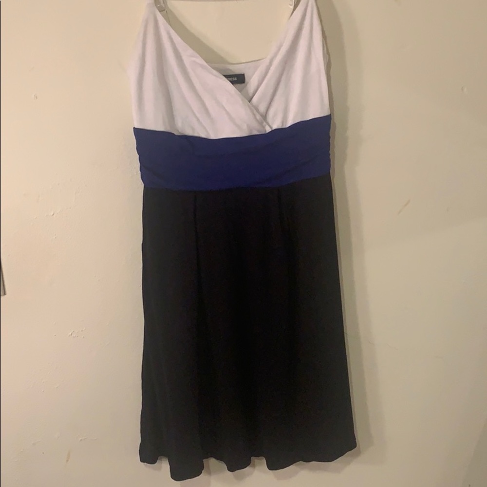 Express color block sundress